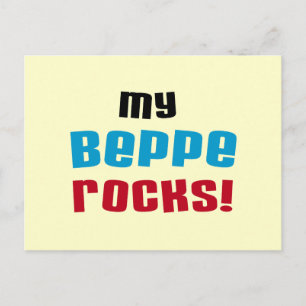 Mijn Beppe Rocks T-shirts en geschenken Briefkaart