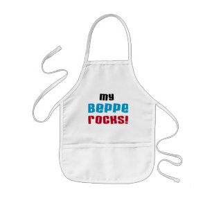 Mijn Beppe Rocks T-shirts en geschenken Kinder Schort