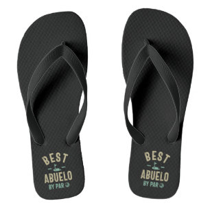 Mijn Beste Abuelo Door Par Grootvader Teenslippers