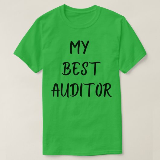 Mijn beste accountant t-shirt (Design voorkant)