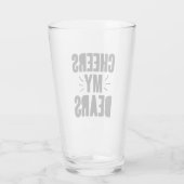 Mijn beste handgetekende Typografie-ontwerp Glas (Achterkant)