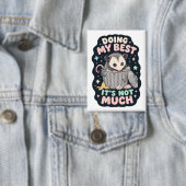 Mijn beste opossum humor button (Insitu)