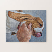 Mijn beste vriend Basset Hound Legpuzzel (Horizontaal)