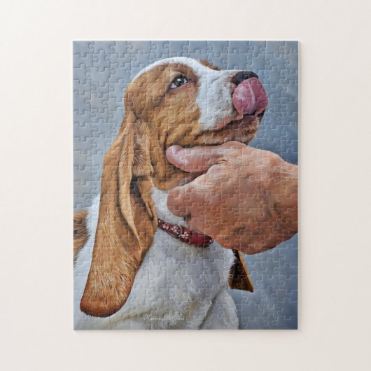 Mijn beste vriend Basset Hound Legpuzzel (Verticaal)