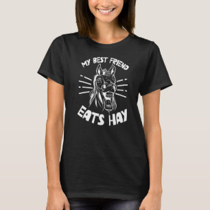 Mijn beste vriend eet hay Rider T-shirt