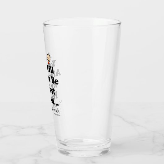 Mijn beste vriend glas (Links)