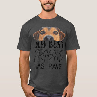 Mijn beste vriend heeft benen t-shirt