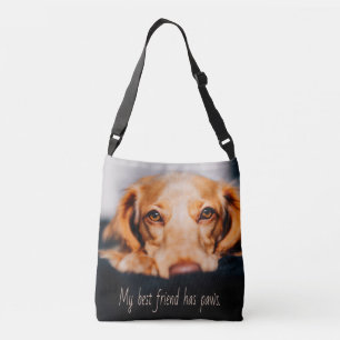 Mijn beste vriend heeft een poothond, Puppy Meme Crossbody Tas