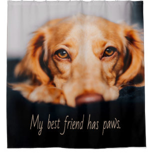 Mijn beste vriend heeft een poothond, Puppy Meme Douchegordijn