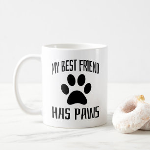 Mijn beste vriend heeft poten - Hondenliefhebbers Koffiemok
