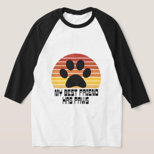 Mijn beste vriend heeft poten t-shirt (Laagn)