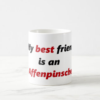 Mijn beste vriend is een Affenpinscher Koffiemok