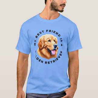 Mijn beste vriend is een Golden Retriever T-shirt