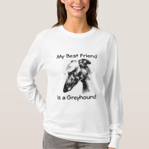 Mijn beste vriend is een mooie dolle hond t-shirt