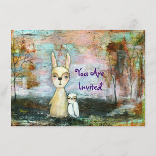 Mijn beste vriend je bent uitgenodigd voor het oor kaart