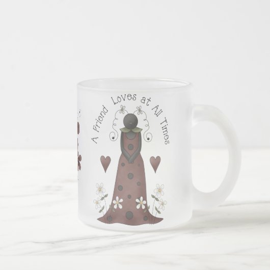 Mijn beste vriend matglas koffiemok (Rechts)