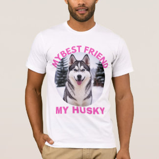 Mijn beste vriend, mijn Husky T-shirt