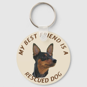 Mijn beste vriend (Miniatuur Pinscher) Sleutelhanger