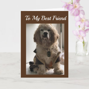 **MIJN BESTE VRIEND** OP JE VERJAARDAG KAART
