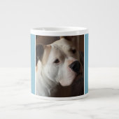 Mijn beste vriend Pet Dog Foto gepersonaliseerd Extra Grote Beker (Voorkant)