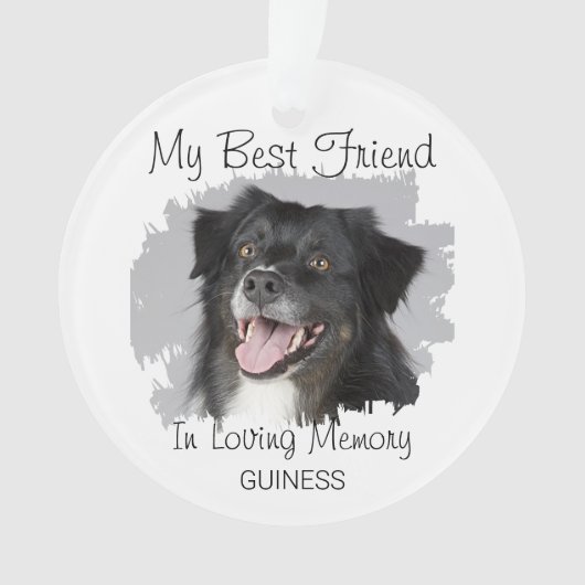 Mijn beste vriend | Pet Memorial Ornament (voorkant)