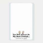 Mijn beste vriend post-it® notes (Voorkant)