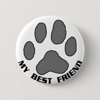 Mijn beste vriend ronde button 5,7 cm
