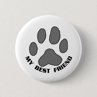 Mijn beste vriend ronde button 5,7 cm