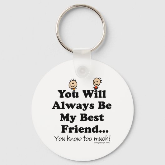 Mijn beste vriend sleutelhanger (Voorkant)