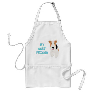 Mijn beste vriend Wire Fox Terrier Standaard Schort