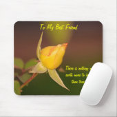 Mijn beste vriendschapsvriendin Mousepad Muismat (Met muis)