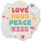 Mijn beste wensen. sticker (Voorkant)