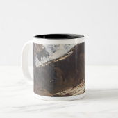 Mijn bestemming, 1857 tweekleurige koffiemok (Voorkant links)