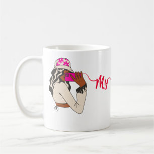 Mijn Bestie Call Mok - Meisjes Chatten Ontwerp