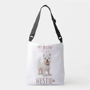 Mijn Bestie is mijn Westie Crossbody Tas
