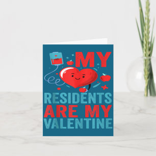 Mijn bewoners Valentijn verpleegster dokter zieken Kaart