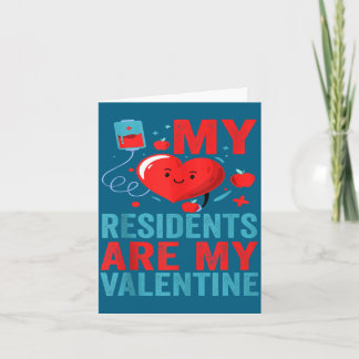 Mijn bewoners Valentijn verpleegster dokter zieken Kaart