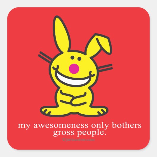 Mijn bewustzijn vierkante sticker (Voorkant)