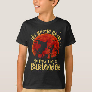 Mijn bezem brak dus nu ben ik een retender Hallowe T-shirt
