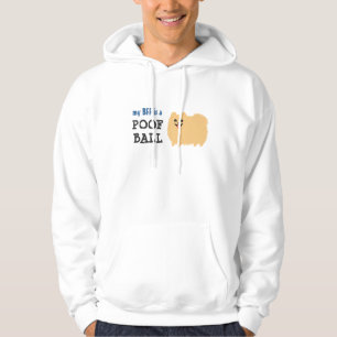 Mijn BFF is een Poof Ball - Cute Pommeren Dog Hoodie