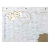 Mijn Bichon Frise Ate Mijn Lesson Plan Notitieblok (Voorkant)