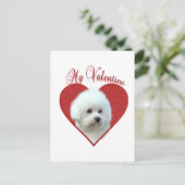 Mijn Bichon Frise Valentijn Feestdagenkaart (Staand voorkant)