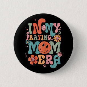 Mijn Bidden Mama Era Religieuze Moeder Christelijk Ronde Button 5,7 Cm