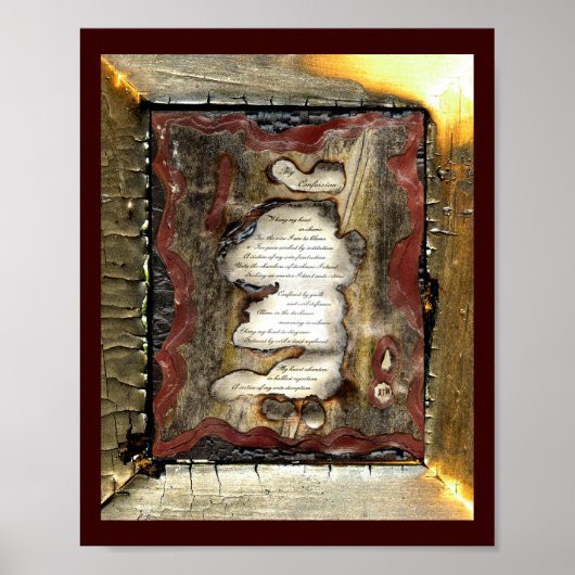 Mijn biecht poster (Voorkant)