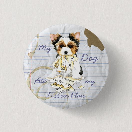 Mijn Biewer Terrier Ate mijn Button van het Lesson (Voorkant)