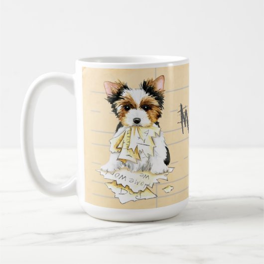 Mijn Biewer Terrier Ate mijn thuiswerk Coffee Mok (Links)