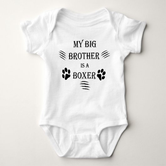 Mijn Big Brother is een Boxer Romper (Voorkant)