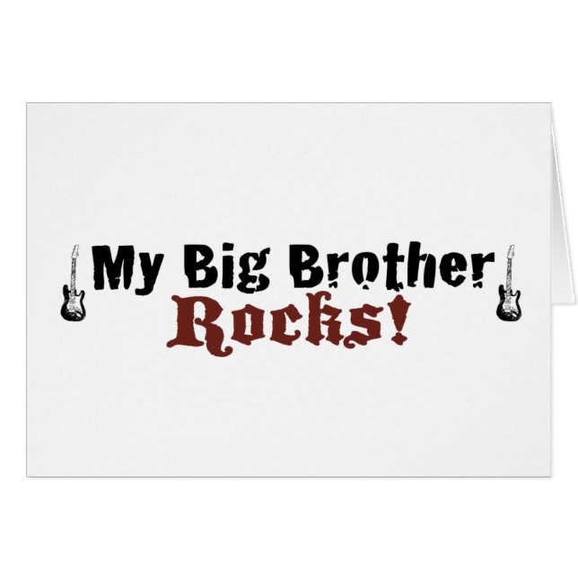 Mijn Big Brother Rocks (Voorkant Horizontaal)