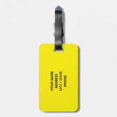 Mijn Big Fat Bag Funny bagagelabel tas etiketten (Achterkant verticaal)