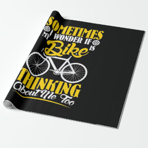 Mijn bike denkt over mij cadeaupapier